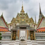 Wat Pho ou le Temple du Bouddha Couché à Bangkok. Photo : Document à distribuer