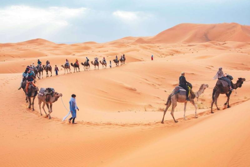 Expédition partagée passionnante, voyage de 3 jours dans le désert à Merzouga