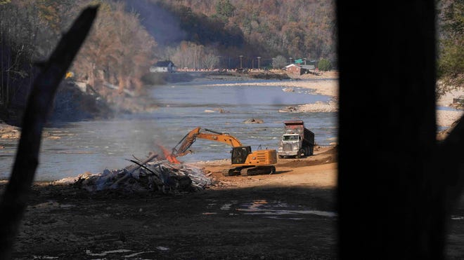 CSX doit arrêter les travaux de nettoyage des rails dans la rivière Nolichucky