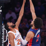 Cade Cunningham a réussi un tir au Madison Square Garden.