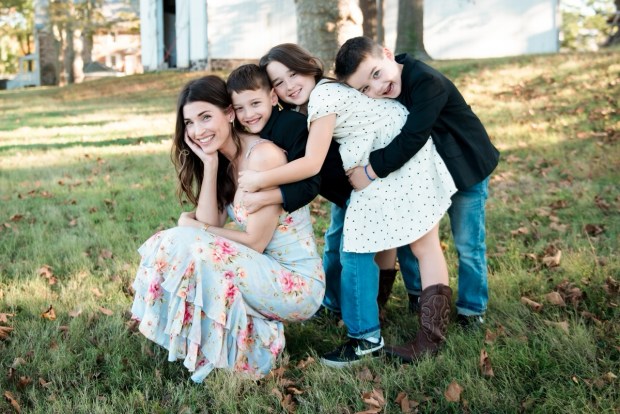 Ann Marks avec ses enfants. (Avec l'aimable autorisation du comté de SCORE Bucks)