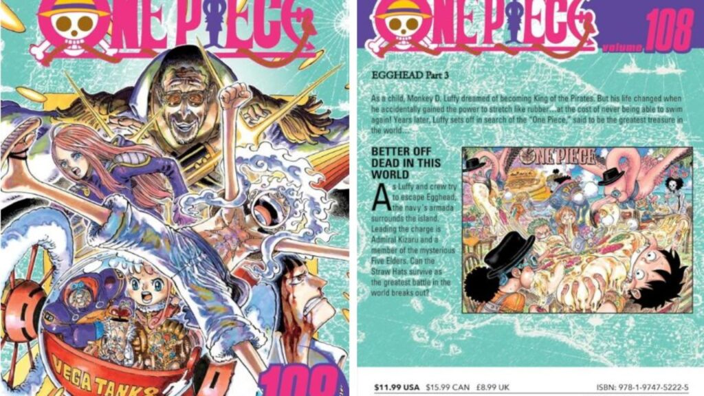 Manga One Piece #108 le plus vendu, les ventes sont en baisse par rapport à l’année dernière ?